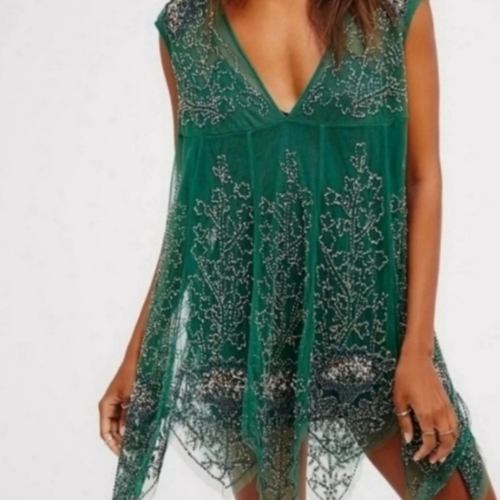 FREE PEOPLE DEEP SLEEP MINI SLIP DRESS